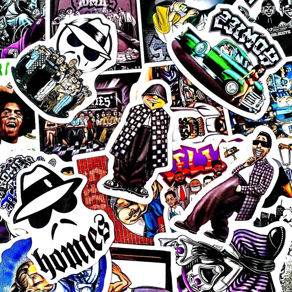 Homies Stickers Chicano Art Lowrider Urban Vinyl Laptop Decals 100